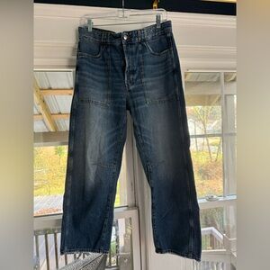 Madewell Women’s Relaxed Dark Blue Jeans